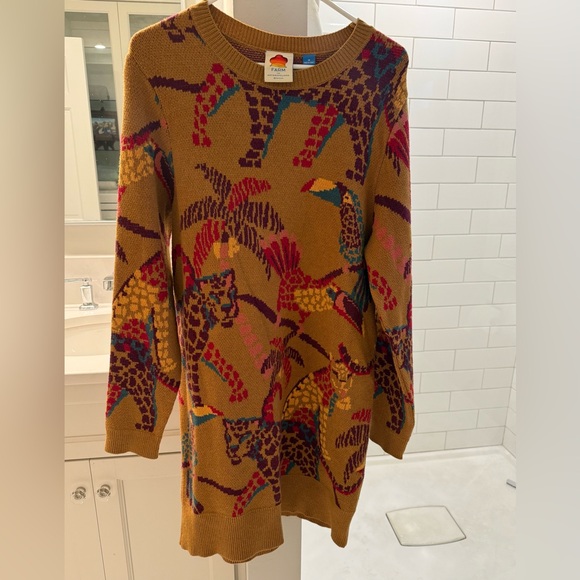 Farm Rio for Anthropologie- Casey Tunic Sweater - Picture 7 of 8